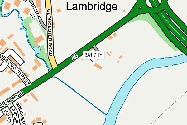 BA1 7HY map - OS OpenMap – Local (Ordnance Survey) BA1 7HY map - OS OpenMap – Local (Ordnance Survey)