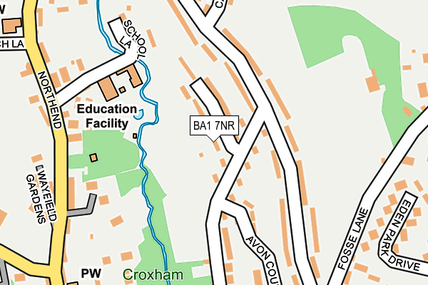 BA1 7NR map - OS OpenMap – Local (Ordnance Survey) BA1 7NR map - OS OpenMap – Local (Ordnance Survey)