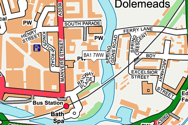 BA1 7WW map - OS OpenMap – Local (Ordnance Survey) BA1 7WW map - OS OpenMap – Local (Ordnance Survey)