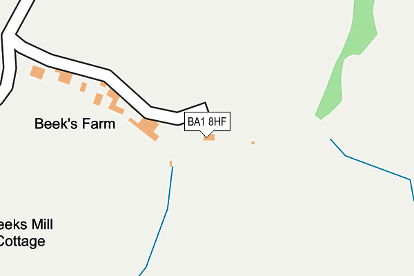 BA1 8HF map - OS OpenMap – Local (Ordnance Survey) BA1 8HF map - OS OpenMap – Local (Ordnance Survey)