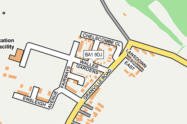 BA1 9DJ map - OS OpenMap – Local (Ordnance Survey) BA1 9DJ map - OS OpenMap – Local (Ordnance Survey)