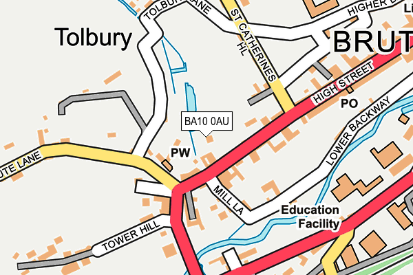 BA10 0AU map - OS OpenMap – Local (Ordnance Survey) BA10 0AU map - OS OpenMap – Local (Ordnance Survey)