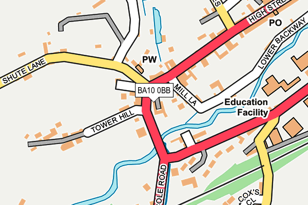 BA10 0BB map - OS OpenMap – Local (Ordnance Survey) BA10 0BB map - OS OpenMap – Local (Ordnance Survey)