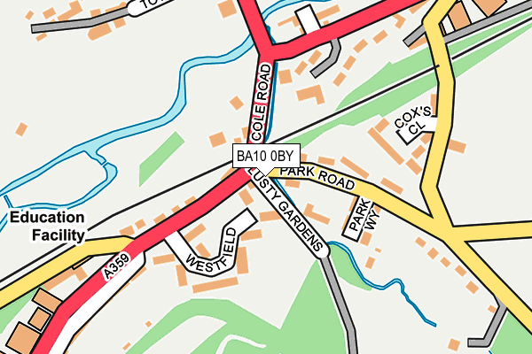 BA10 0BY map - OS OpenMap – Local (Ordnance Survey) BA10 0BY map - OS OpenMap – Local (Ordnance Survey)