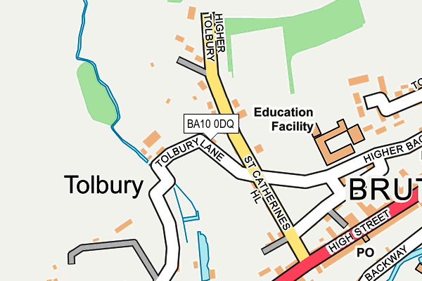 BA10 0DQ map - OS OpenMap – Local (Ordnance Survey) BA10 0DQ map - OS OpenMap – Local (Ordnance Survey)