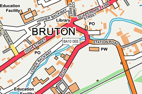 BA10 0EE map - OS OpenMap – Local (Ordnance Survey) BA10 0EE map - OS OpenMap – Local (Ordnance Survey)