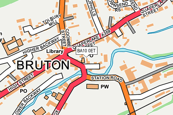 BA10 0ET map - OS OpenMap – Local (Ordnance Survey) BA10 0ET map - OS OpenMap – Local (Ordnance Survey)