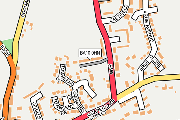 BA10 0HN map - OS OpenMap – Local (Ordnance Survey) BA10 0HN map - OS OpenMap – Local (Ordnance Survey)