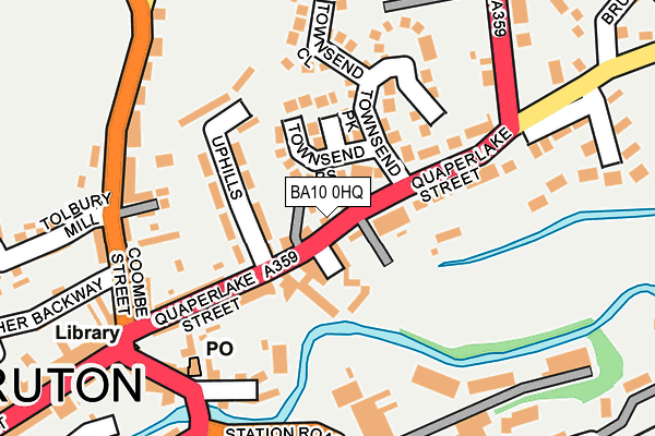BA10 0HQ map - OS OpenMap – Local (Ordnance Survey) BA10 0HQ map - OS OpenMap – Local (Ordnance Survey)