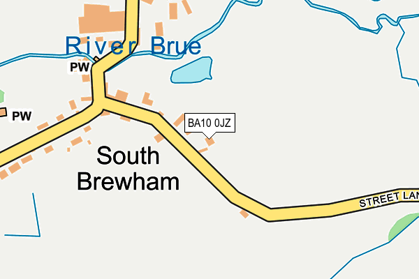 BA10 0JZ map - OS OpenMap – Local (Ordnance Survey) BA10 0JZ map - OS OpenMap – Local (Ordnance Survey)