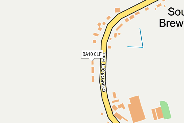 BA10 0LF map - OS OpenMap – Local (Ordnance Survey) BA10 0LF map - OS OpenMap – Local (Ordnance Survey)