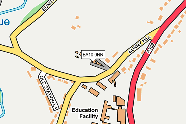 BA10 0NR map - OS OpenMap – Local (Ordnance Survey) BA10 0NR map - OS OpenMap – Local (Ordnance Survey)