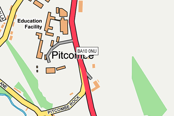 BA10 0NU map - OS OpenMap – Local (Ordnance Survey) BA10 0NU map - OS OpenMap – Local (Ordnance Survey)