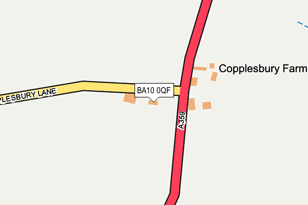 BA10 0QF map - OS OpenMap – Local (Ordnance Survey) BA10 0QF map - OS OpenMap – Local (Ordnance Survey)