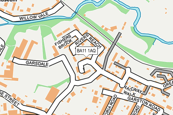 BA11 1AQ map - OS OpenMap – Local (Ordnance Survey) BA11 1AQ map - OS OpenMap – Local (Ordnance Survey)