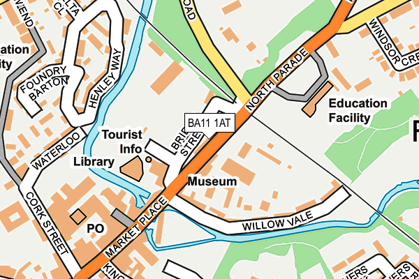 BA11 1AT map - OS OpenMap – Local (Ordnance Survey) BA11 1AT map - OS OpenMap – Local (Ordnance Survey)