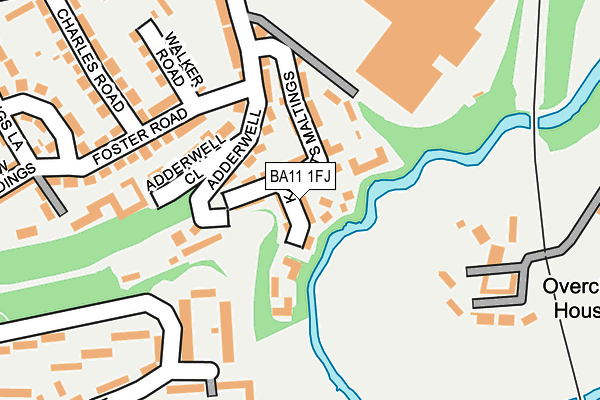 BA11 1FJ map - OS OpenMap – Local (Ordnance Survey) BA11 1FJ map - OS OpenMap – Local (Ordnance Survey)