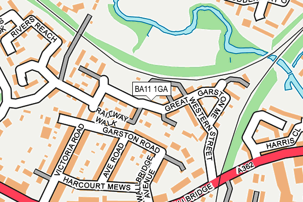 BA11 1GA map - OS OpenMap – Local (Ordnance Survey) BA11 1GA map - OS OpenMap – Local (Ordnance Survey)