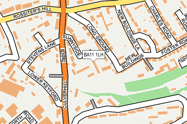 BA11 1LH map - OS OpenMap – Local (Ordnance Survey) BA11 1LH map - OS OpenMap – Local (Ordnance Survey)