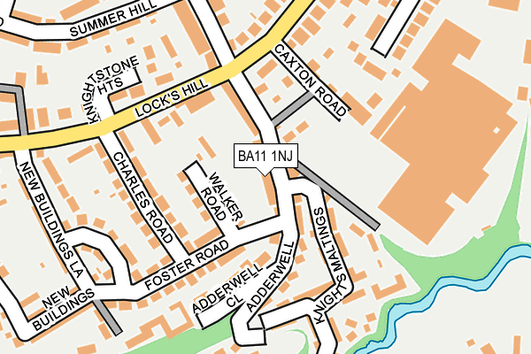 BA11 1NJ map - OS OpenMap – Local (Ordnance Survey) BA11 1NJ map - OS OpenMap – Local (Ordnance Survey)