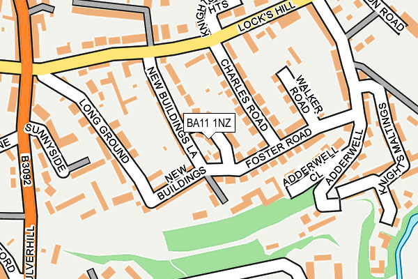 BA11 1NZ map - OS OpenMap – Local (Ordnance Survey) BA11 1NZ map - OS OpenMap – Local (Ordnance Survey)