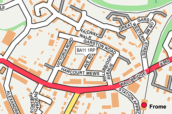 BA11 1RP map - OS OpenMap – Local (Ordnance Survey) BA11 1RP map - OS OpenMap – Local (Ordnance Survey)