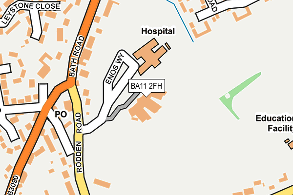 BA11 2FH map - OS OpenMap – Local (Ordnance Survey) BA11 2FH map - OS OpenMap – Local (Ordnance Survey)
