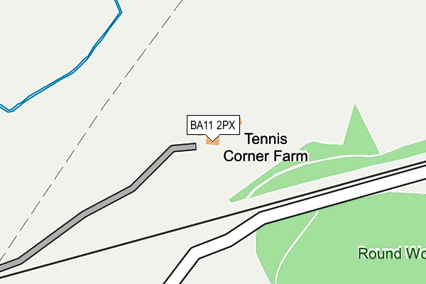 BA11 2PX map - OS OpenMap – Local (Ordnance Survey) BA11 2PX map - OS OpenMap – Local (Ordnance Survey)
