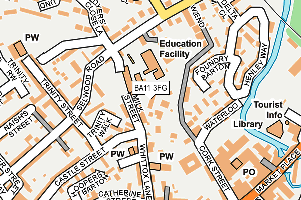 BA11 3FG map - OS OpenMap – Local (Ordnance Survey) BA11 3FG map - OS OpenMap – Local (Ordnance Survey)