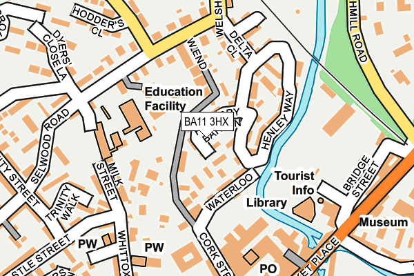 BA11 3HX map - OS OpenMap – Local (Ordnance Survey) BA11 3HX map - OS OpenMap – Local (Ordnance Survey)