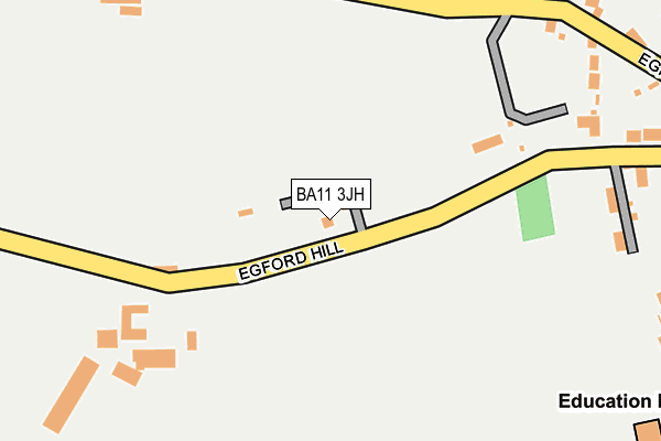 BA11 3JH map - OS OpenMap – Local (Ordnance Survey) BA11 3JH map - OS OpenMap – Local (Ordnance Survey)