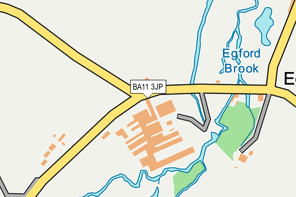 BA11 3JP map - OS OpenMap – Local (Ordnance Survey) BA11 3JP map - OS OpenMap – Local (Ordnance Survey)