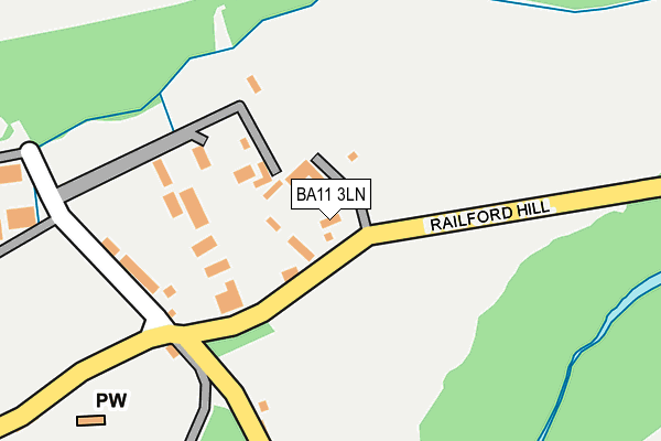 BA11 3LN map - OS OpenMap – Local (Ordnance Survey) BA11 3LN map - OS OpenMap – Local (Ordnance Survey)