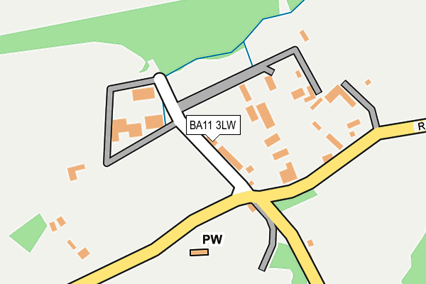BA11 3LW map - OS OpenMap – Local (Ordnance Survey) BA11 3LW map - OS OpenMap – Local (Ordnance Survey)