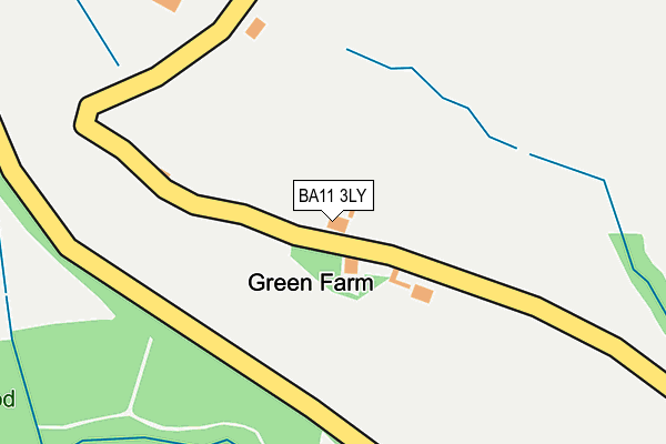 BA11 3LY map - OS OpenMap – Local (Ordnance Survey) BA11 3LY map - OS OpenMap – Local (Ordnance Survey)