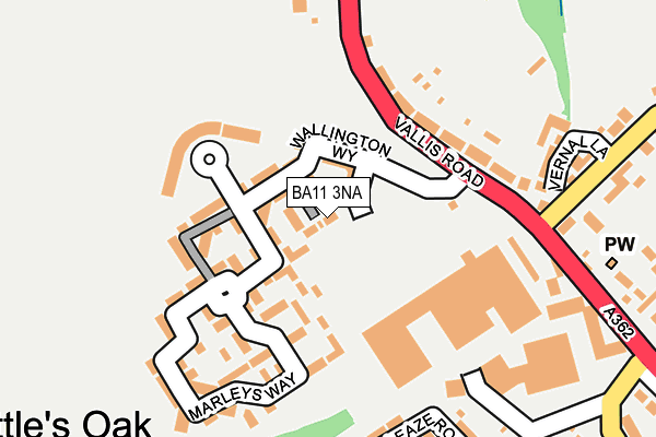 BA11 3NA map - OS OpenMap – Local (Ordnance Survey) BA11 3NA map - OS OpenMap – Local (Ordnance Survey)