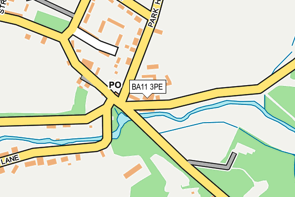BA11 3PE map - OS OpenMap – Local (Ordnance Survey) BA11 3PE map - OS OpenMap – Local (Ordnance Survey)