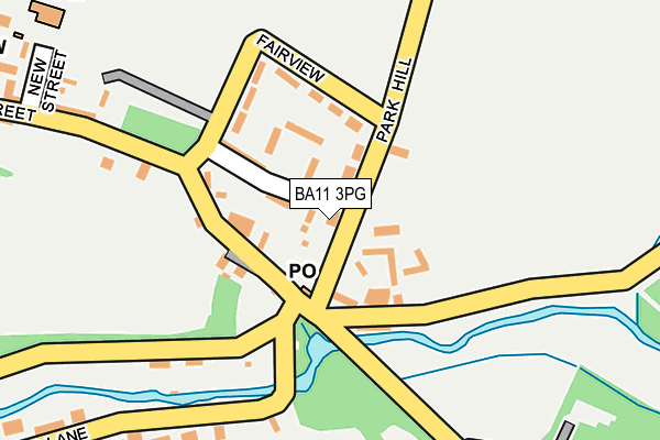 BA11 3PG map - OS OpenMap – Local (Ordnance Survey) BA11 3PG map - OS OpenMap – Local (Ordnance Survey)