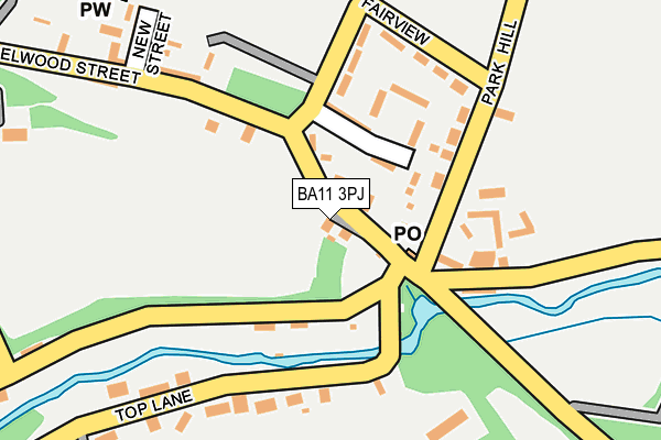 BA11 3PJ map - OS OpenMap – Local (Ordnance Survey) BA11 3PJ map - OS OpenMap – Local (Ordnance Survey)