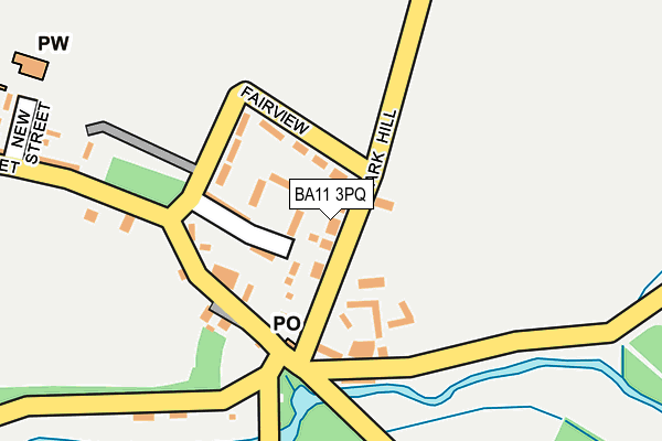 BA11 3PQ map - OS OpenMap – Local (Ordnance Survey) BA11 3PQ map - OS OpenMap – Local (Ordnance Survey)