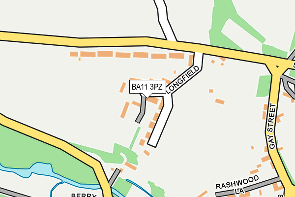 BA11 3PZ map - OS OpenMap – Local (Ordnance Survey) BA11 3PZ map - OS OpenMap – Local (Ordnance Survey)