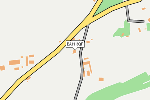 BA11 3QF map - OS OpenMap – Local (Ordnance Survey) BA11 3QF map - OS OpenMap – Local (Ordnance Survey)