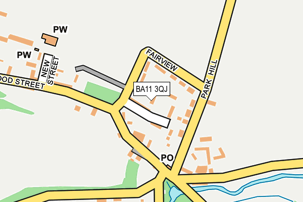 BA11 3QJ map - OS OpenMap – Local (Ordnance Survey) BA11 3QJ map - OS OpenMap – Local (Ordnance Survey)