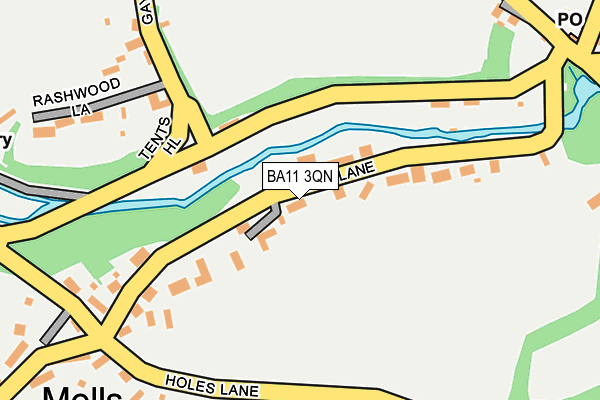 BA11 3QN map - OS OpenMap – Local (Ordnance Survey) BA11 3QN map - OS OpenMap – Local (Ordnance Survey)