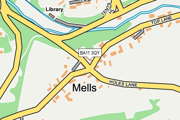 BA11 3QY map - OS OpenMap – Local (Ordnance Survey)