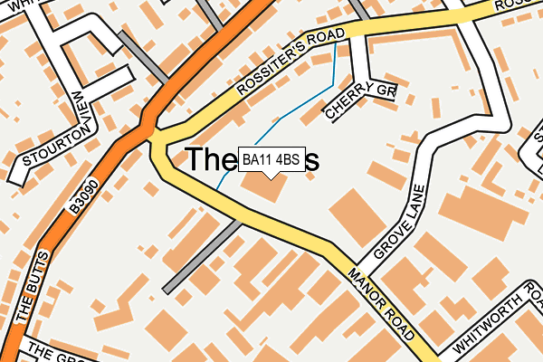 BA11 4BS map - OS OpenMap – Local (Ordnance Survey) BA11 4BS map - OS OpenMap – Local (Ordnance Survey)