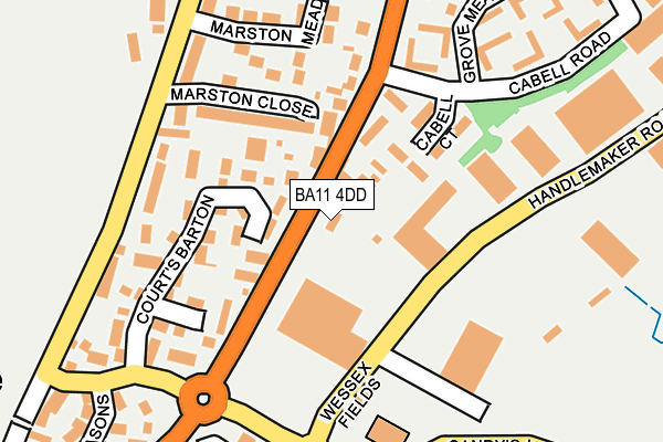 BA11 4DD map - OS OpenMap – Local (Ordnance Survey) BA11 4DD map - OS OpenMap – Local (Ordnance Survey)