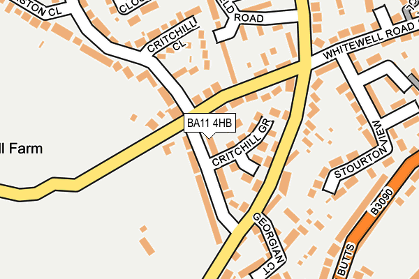 BA11 4HB map - OS OpenMap – Local (Ordnance Survey) BA11 4HB map - OS OpenMap – Local (Ordnance Survey)