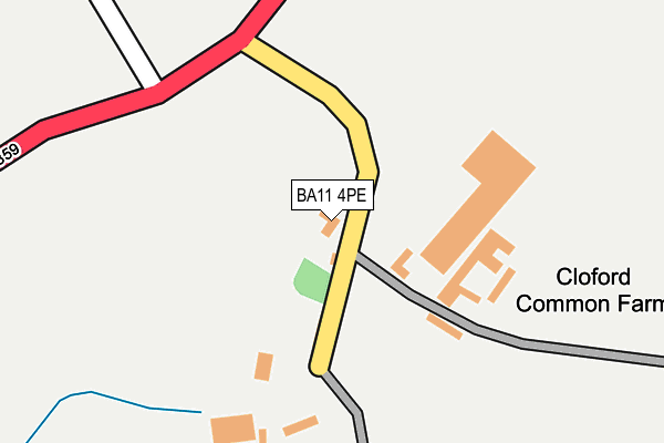BA11 4PE map - OS OpenMap – Local (Ordnance Survey) BA11 4PE map - OS OpenMap – Local (Ordnance Survey)