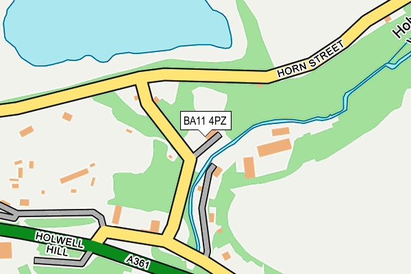 BA11 4PZ map - OS OpenMap – Local (Ordnance Survey) BA11 4PZ map - OS OpenMap – Local (Ordnance Survey)